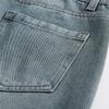Men's American Retro Wide Leg Patchwork Jeans