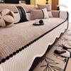 Luxurious Irregular Chenille Sofa Cushion - Non-Slip, All-Season, Universal 2026 Design