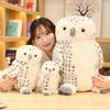 20/30/50cm Owl Plush Toy Simulation Soft Feather Fluffy Animal Doll Sofa Ornament Bedroom Decor Stuffed Animal Doll Pillow Home Room Decoration Birthd