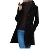 Autumn and winter orders surge thickened woolen women's coat medium and long quality coat wish