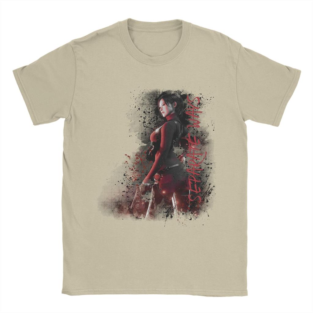 Separate Ways Ada Wong Tshirts Unisex Cotton Clothing Novelty Crewneck Short Sleeve