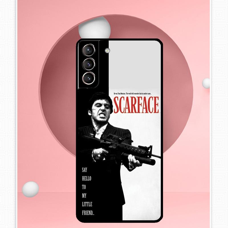 Scarface Al Pacino Tony Montana Case For Samsung Galaxy S25 Ultra S20 S21 S22 S23 S24 Plus S9 S10 S24 FE S25 FE Cover Funda