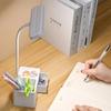 LED Touch Desk Lamp 3 Levels Dimmable Night Light USB Rechargeable Eye Protection Foldable Table Lamp Bedroom Bedside Reading