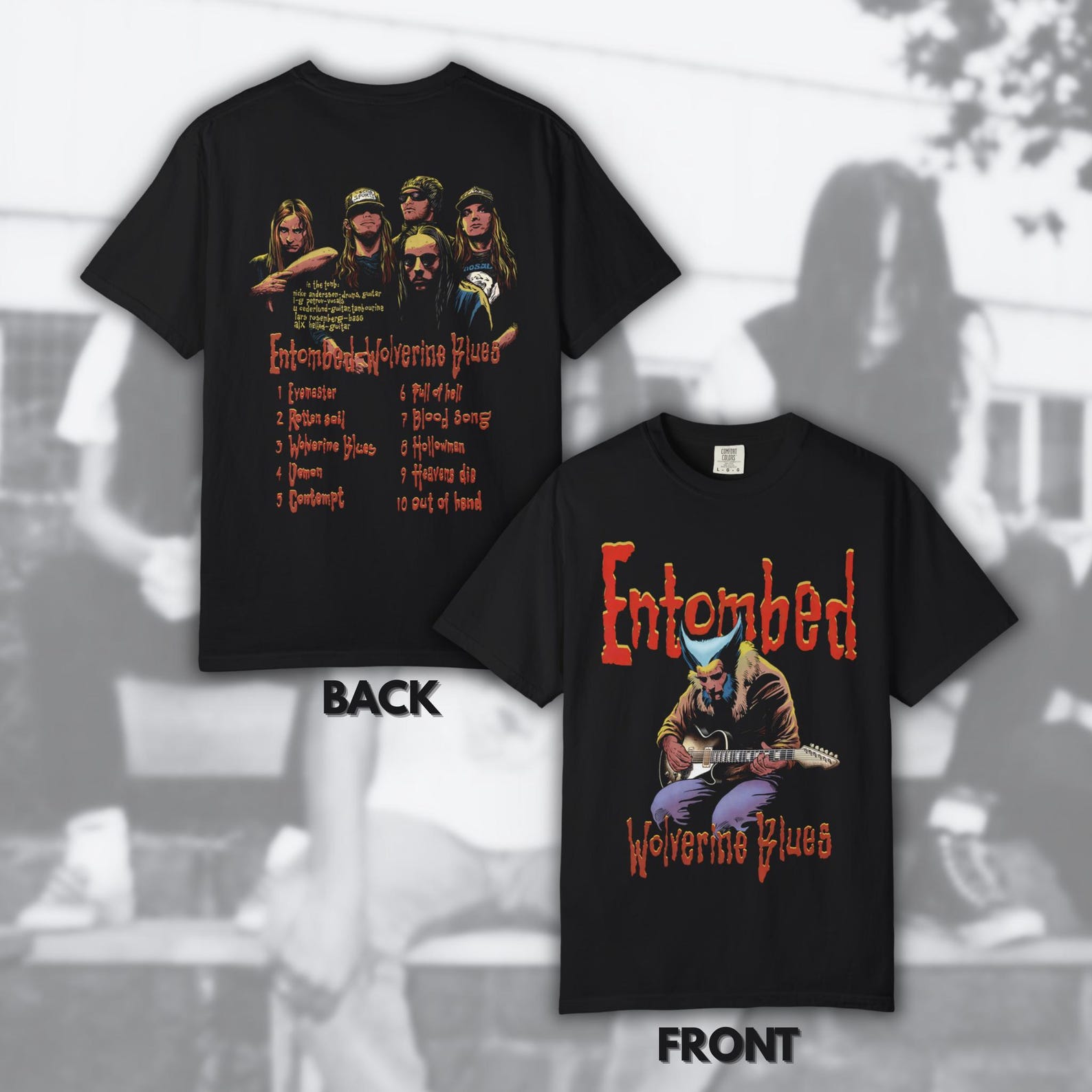 Entombed - Wolverine Blues 1 | Size- S, M, L, XL, 2-4 XL 3XL