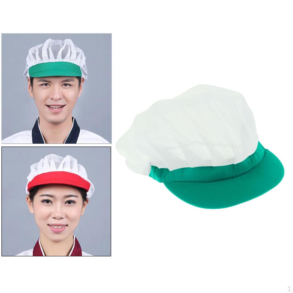 Chef Hat Hair Nets, Not Deformed, Shrinking, Easy to Clean, Used Repeatedly.