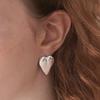 Heart Greenery - Earring 01