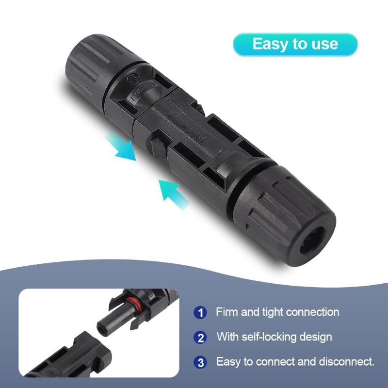 5 Pairs/10 Pairs PV Connectors IP67 Waterproof Solar Panel Connector Male & Female 1000V 1500V For Solar System Use