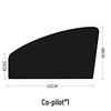 Magnetic Car Sunshade & Privacy Curtain - Heat Insulation, Light Blocking Visor and Side Shield