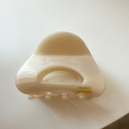 Solid Color Frosted Small Hair Claw for Women Double Row Teeth Ponytail Clip Simple Hair Claw Thin Hair No Slip Ponytail Holder
