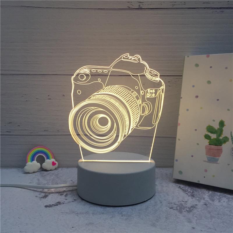 Acrylic 3D Night Light - Custom Table Lamp with Logo, Ideal for Events & Christmas Gifts