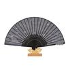 Custom Silk Paper Surface Bamboo Fan: Personalized Eco-friendly Souvenir Gift