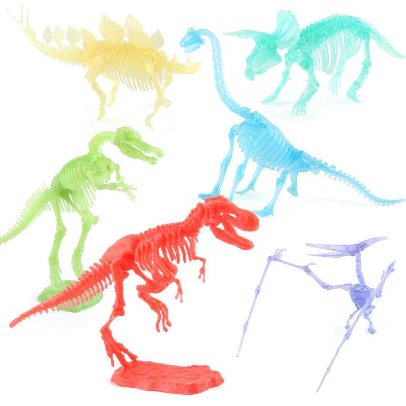 Source Assembly Gypsum Archaeological Skeleton Dinosaur Technology Toy 3D Dinosaur Fossil Skeleton Model