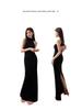 2026 Spring/Summer High-Neck Sleeveless Slim Fit Elegant Back Slit Maxi Dress for Women