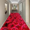 Retro Long Corridor Carpet Runners Aesthetic Luxury Hotel Hallway Decoration Home Aisle Non-slip Long Mat Walkway Rug Washable