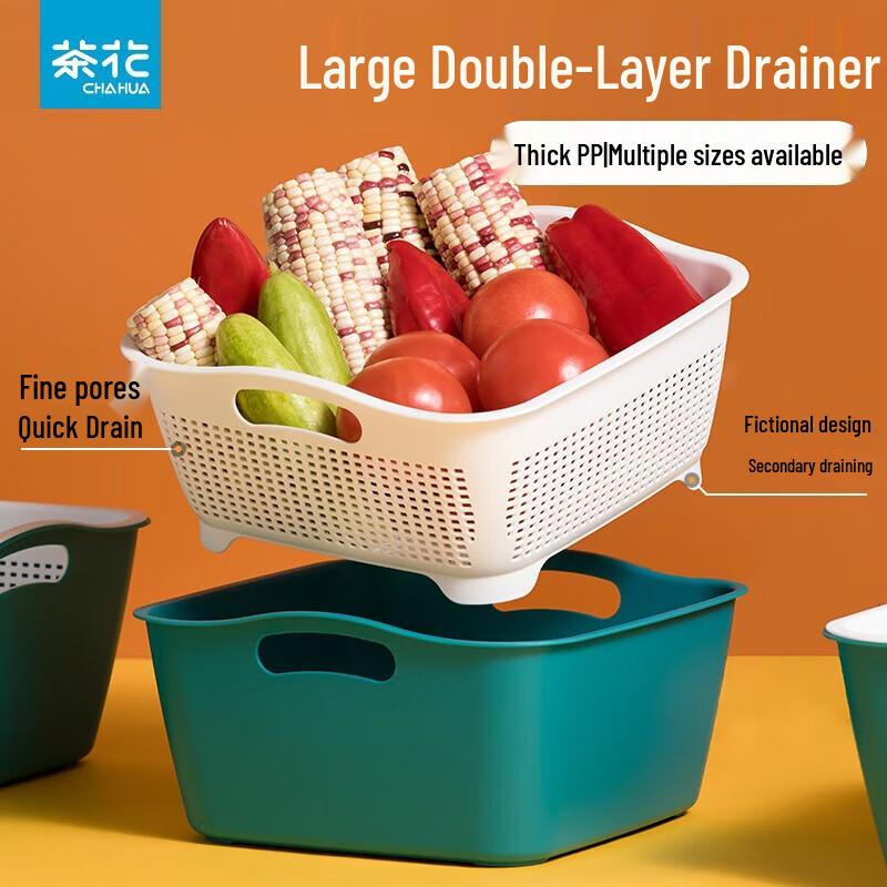 Chahua Square Double-Layer Draining Sieve