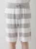 Gelato Pique HOMME Smoothie Lite2 Striped Shorts PMNP252902GRYM