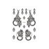 Fake Henna Tattoo Stickers India Mehndi Flower Body Art Sticker  Women/Lady/Girl