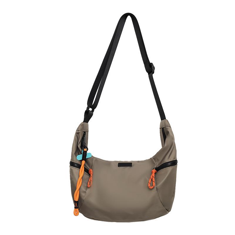 Drawstring Contrasting Shoulder Bag Large Capacity Backpack Travel Backpack Fashion Versatile Couple Bag