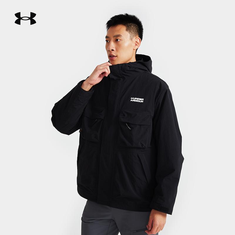 Under Armour 3 In 1 Fleece Lined Mountain Long Sleeve Hooded Jacket Men jackets 14316110