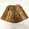 Total Length 74cm SAGA MINK Silver Saga Pastel Mink Real Fur Coat Jacket Long Brown Women's Size 13 Voluminous