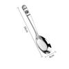 Stainless Steel Spoon Household Tea Soup Serving Spoon Metal Cutlery Dining Spoon Long Handle Chinese Flatware