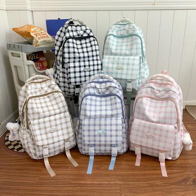 Mori Small Fresh Literary Canvas Student Schoolbag Soft Sister Large Capacity Junior High School Student Backpack