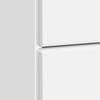 Nightstand High Gloss White 43 x 41 x 66.5 cm Particleboard