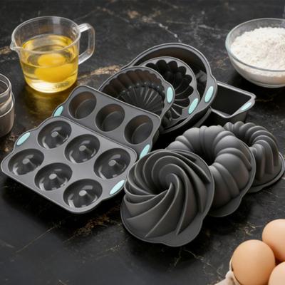 Silikon-Kuchenform Antihaft-Brotbackform Hitzebeständig Einfach zu lösen Brotbackform für Brot Toast Muffins Kuchen Mousse Gelee Schokolade