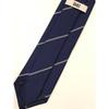 Daks Silk Blend Regimental Navy Tie  Dmg1acf1239n1 