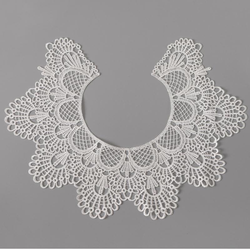 Идеальное Сочетание 1 шт. Вышитый Воротник-Ожерелье Кружевной Тканью, Имитация Воротника для Шитья, Поделок 1 Pc