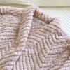 Autumn Winter Flannel Nightwear Set V-Neck Plush Thickened Coral Plush Solid Color Home Fur Long Sleeve Pants Two Piece Set