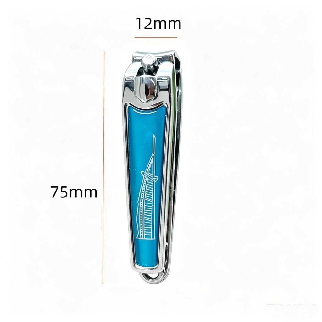 Large Straight Cut Angled Nail Clippers and Scissors for Home Manicure/Pedicure