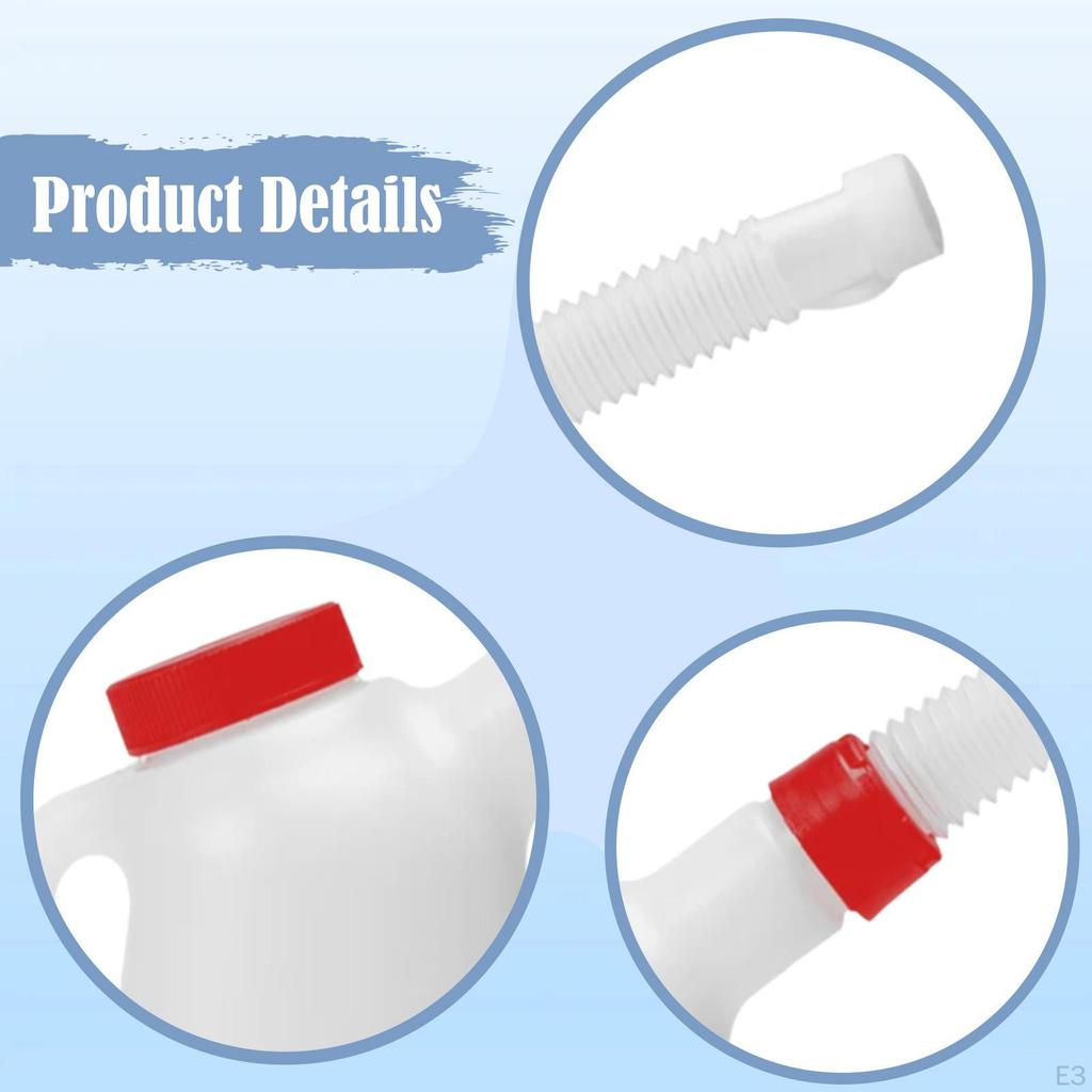 Automotive Oil Dispenser Dustproof Cap Clear Markings Equipment Motor Jug for Auto Car Marine