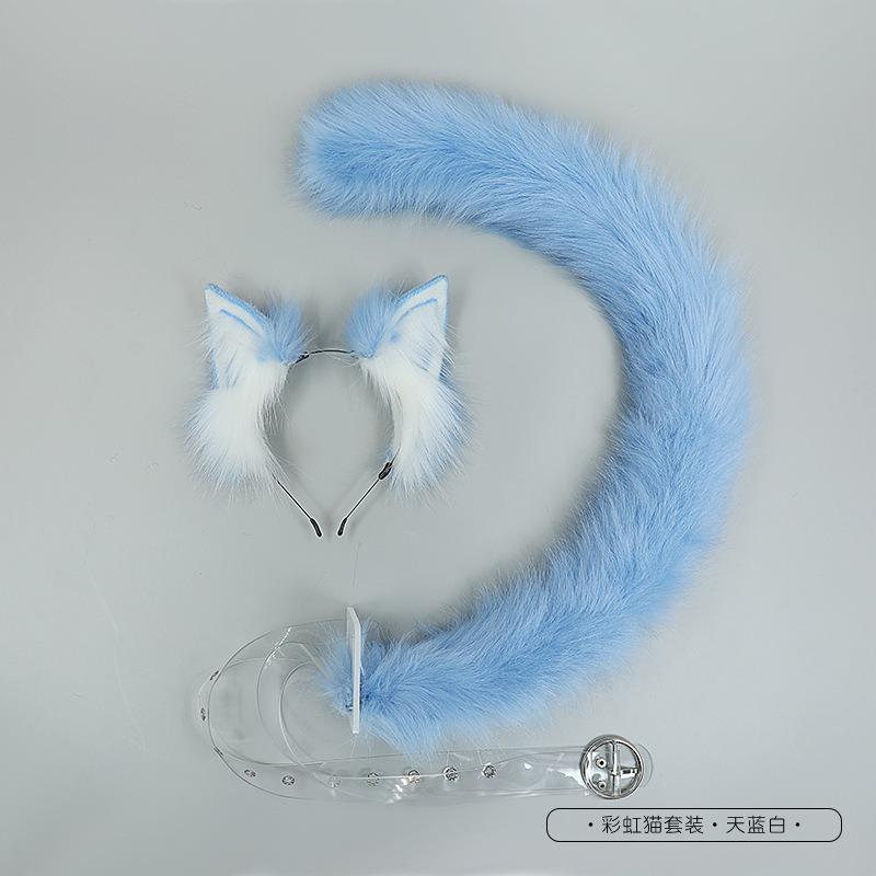 Handmade Animal Ears Headband Olita Headgear Cat Ears Fox Plush Hairpin Hair Accessories Handmade Imitation Animal Ears