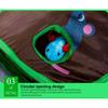 Stimulates Curiosity Teaser Puzzle Toy Cats Chew Resistant Durable With Multiple Holes And Mouse Bells Ball