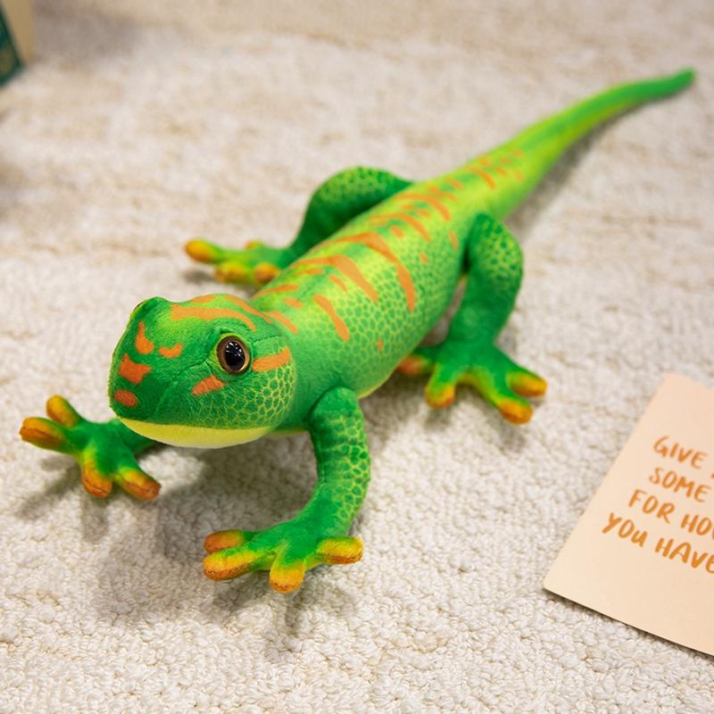 Simulierte Gecko-Puppe Kreatives Lebensechtes Chamäleon Plüschtier Kreatives Jungenkissen Stoffpuppe Geburtstagsgeschenk Stoffpuppe