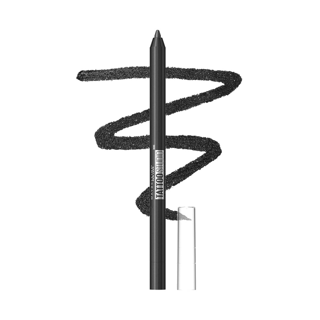 

Maybelline New York Tattoo Studio Gel Eyeliner Kajal Pencil Metallic Nights Waterproof Smudge Resistant Eye Makeup 36 Hour Long Lasting