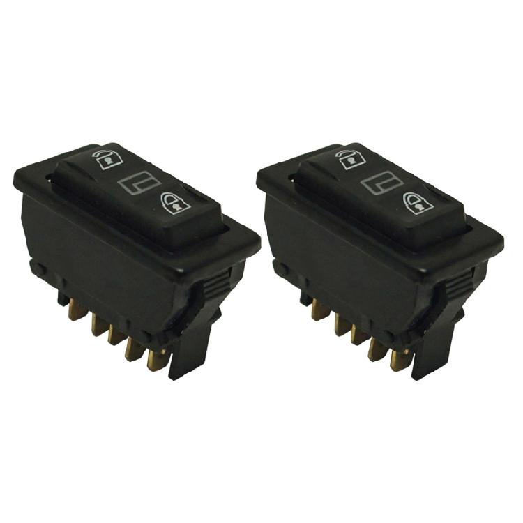

5pins DPDT Power Door Glass Switches DC12V/24V 20A Power Window Switches for Stable Operation Universal