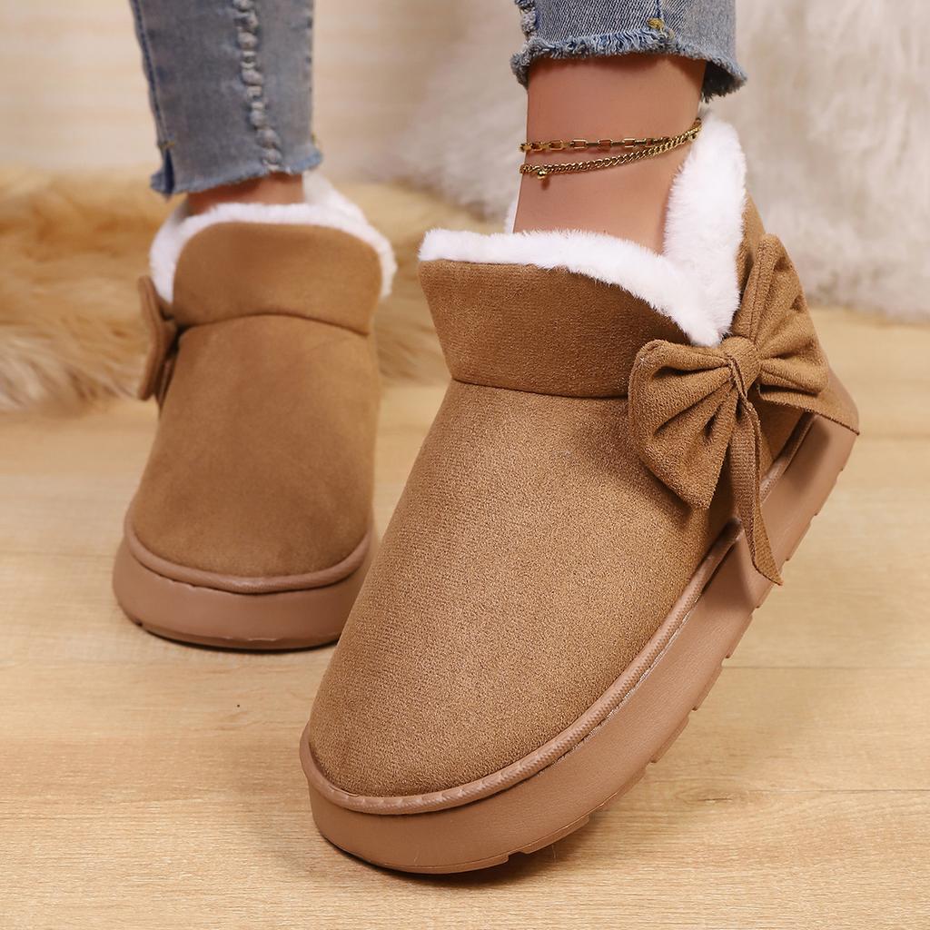 Home Cotton Slippers, Warm and Thick, Couple Style, Simple Autumn and Winter, Indoor Half Bag, and Home Decor