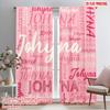 2pcs,2D Plane Printing Curtain Popular Johyna Montage Versatile Polyester Fabric (without Rod) Decorations Inside Perfect for