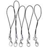 10pcs Nylon Wrist Strap Lanyard For Camera Cell Phone IPod USB Mp3 Mp4 Keychains Hooks Mobile phone Strap Keyring Key Ring