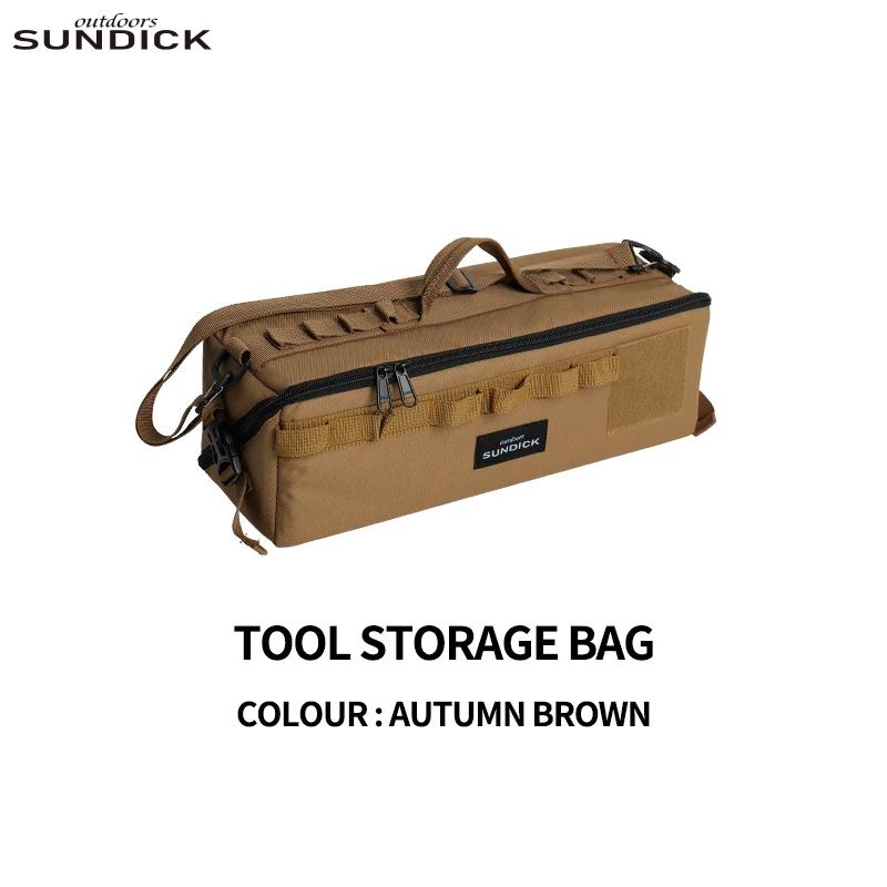 

1 шт. 3-цветная сумка для хранения снаряжения для кемпинга на открытом воздухе из полиэфирного волокна, нейлоновая сумка, водонепроницаемая, износостойкая, с плечевым ремнем