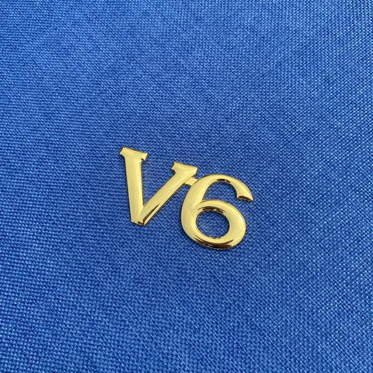 

Новий Металевий Автомобільний Емблема-Наклейка Crown Highlander Reiz Levin: Решітка радіатора та задній шильдик V6/8V. Oval