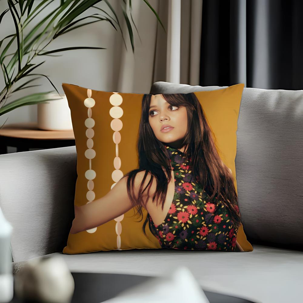 Trending JJenna Ortegaable Cushion Cover Antidustmite Pillowcase Invisible Zipper Silky Short Plush Sofa Cushion Cover