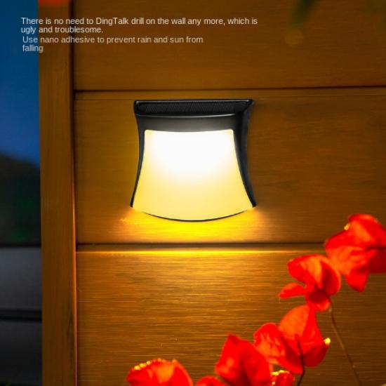 

Садовый солнечный свет, небольшой ночник, атмосфера домашнего двора, украшение забора, уличный настенный светильник