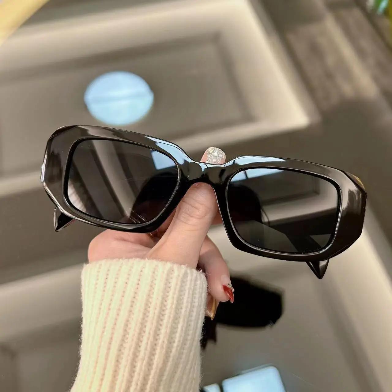 

Vintage Square Sunglasses Women Luxury Designer Sun Glasses Female Retro Black Frame Punk Fashion Driver Sun Glasses Other