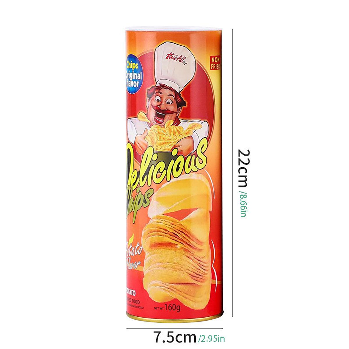 

Змея из картофельных чипсов Сценическая магия Змея Игрушка День дурака Хэллоуин Вечеринка Шутки в банке Подарок-прикол Страшная картошка фри Веселые игрушки