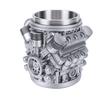 Coffee Mug Reusable Resin Stainless Steel Engine Coffee Cup with Ergonomic Handle for Present