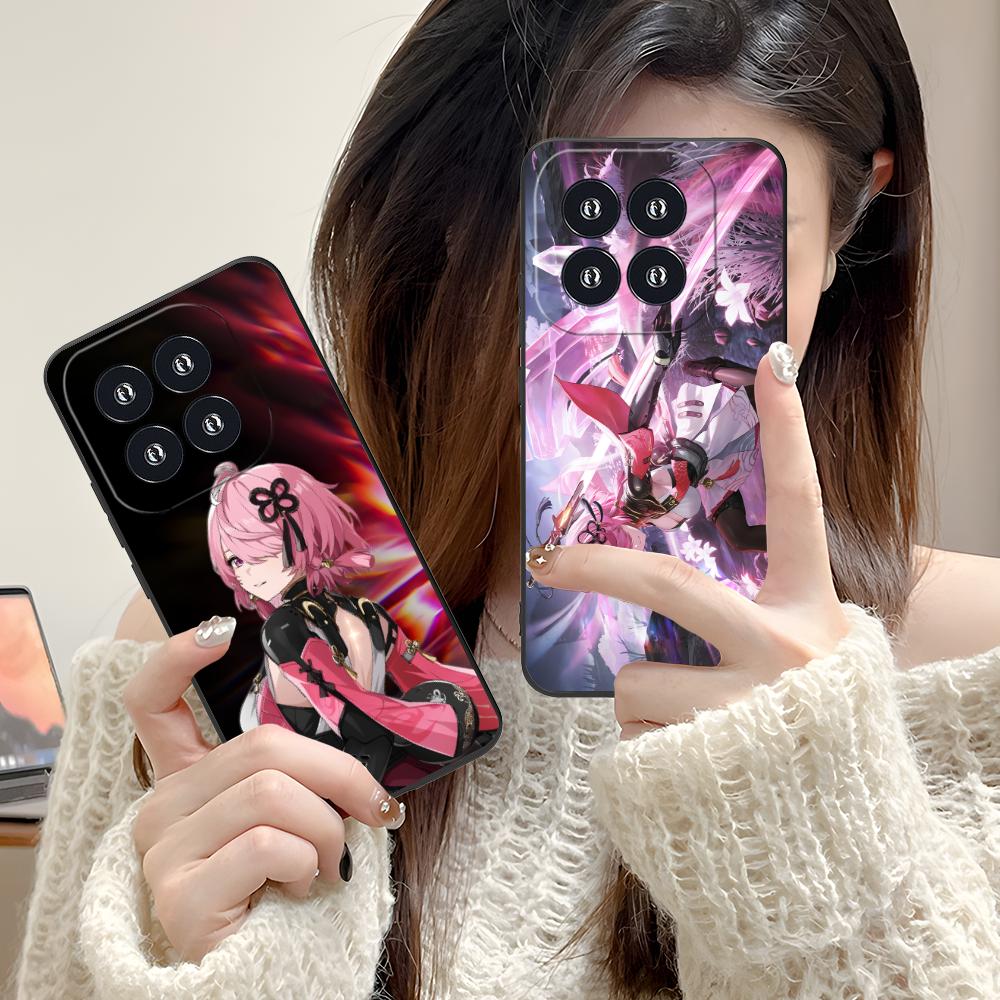Wuthering Waves Taoqi Mobile Phone Case for Xiaomi 15 14 13 12 Mi 11 T Ultra Lite Pro S X 5G Colorful Printing Cover Cover