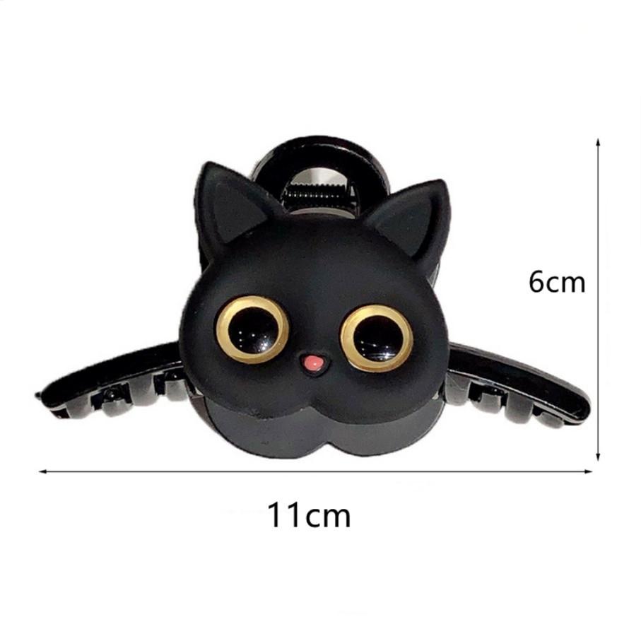 Süße Haarspange mit Katzenmotiv, Cartoon-Design, große Haarspange für Mädchen und Frauen, Haarspange, Kopfbedeckung, Mädchen, Kinder, Haar-Accessoires